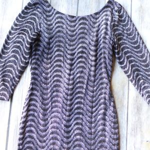 Glitter Sparkly Dress Mini Dress open Back